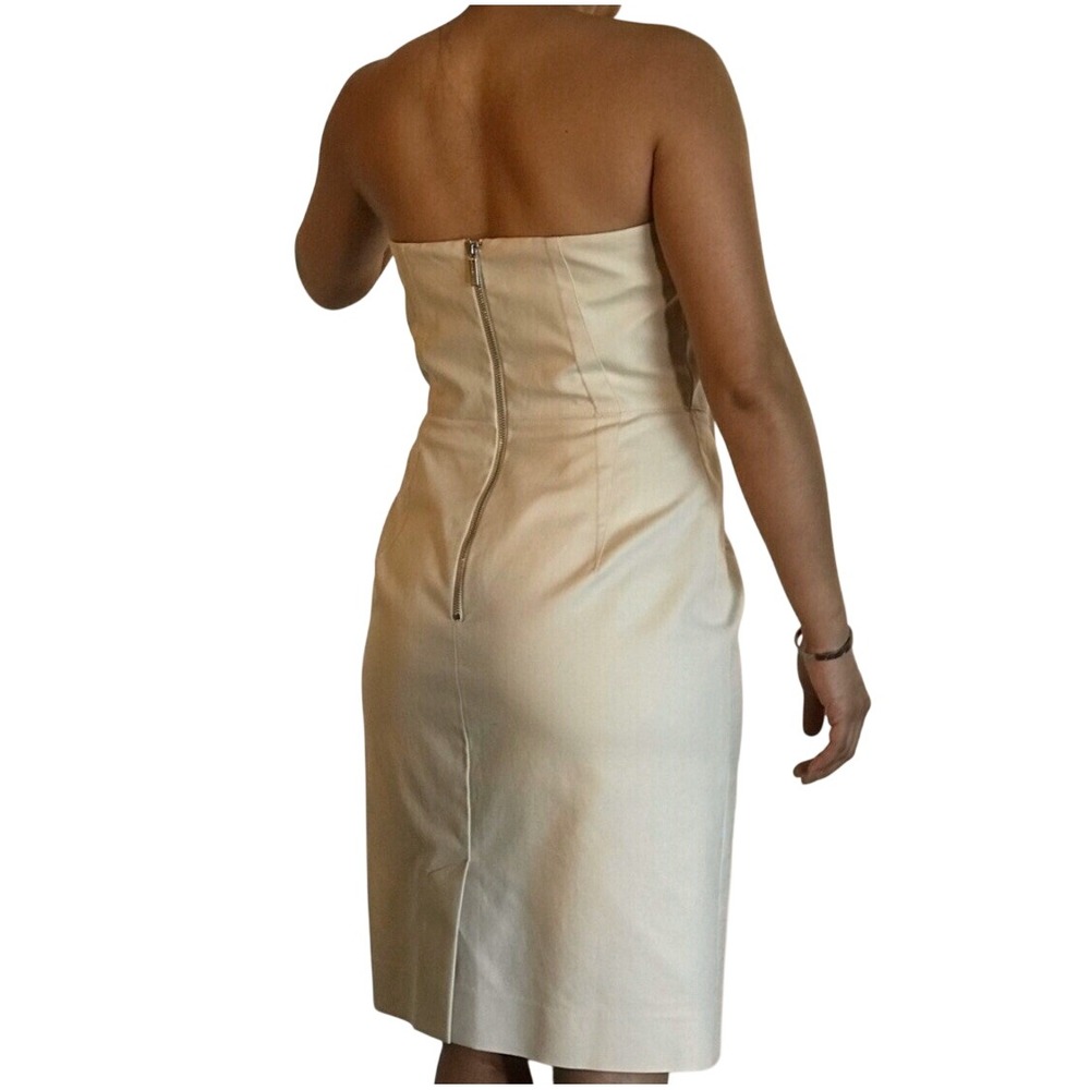 MICHAEL Michael Kors cream strapless dress - Picture 4 of 7